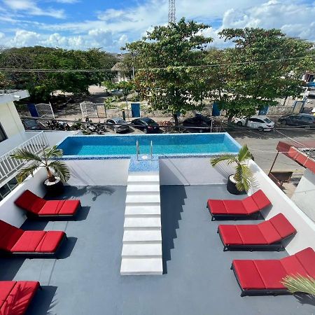 מלון פלאייה דל כרמן Balam Playa - 15Th Ave מראה חיצוני תמונה Rooftop pool at the Hotel Xel-Há